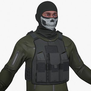 Tactical Gear Pro 02 3D model