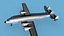 3D Lockheed L1649 Star Liner V00 Bare Metal