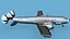3D Lockheed L1649 Star Liner V00 Bare Metal