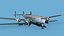 3D Lockheed L1649 Star Liner V00 Bare Metal