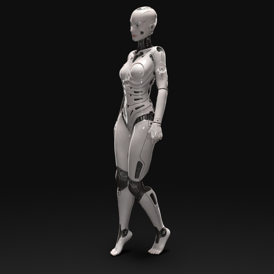 Cyborg Female robot model https://p.turbosquid.com/ts-thumb/8N/cm2IGh/L5/femmecyborg07/png/1685918261/1920x1080/fit_q87/4d93bd35812b0738f03b1f9695051f3e2f7baf75/femmecyborg07.jpg
