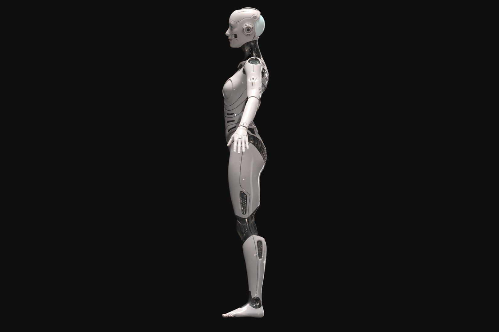 Cyborg Female Robot Model - TurboSquid 2079437