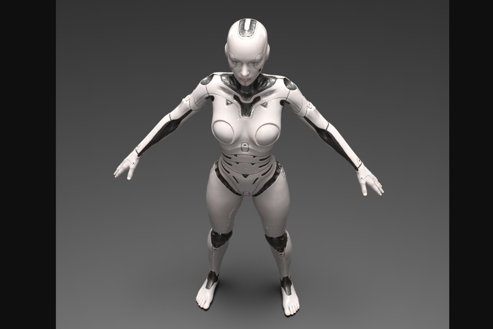 Cyborg Female robot model https://p.turbosquid.com/ts-thumb/8N/cm2IGh/oc/6/jpg/1685918168/1920x1080/fit_q87/14a1d58e89b3f699457ef36acf4115468b24e63c/6.jpg