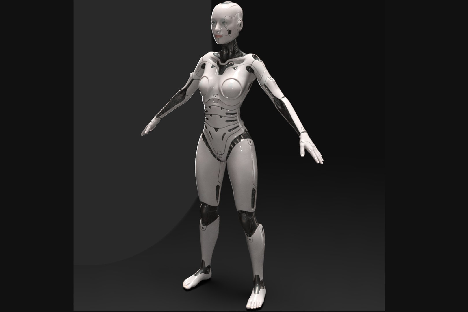 Cyborg Female robot model https://p.turbosquid.com/ts-thumb/8N/cm2IGh/qN/2/jpg/1685917374/1920x1080/fit_q87/0619865933da9d9aa931860c0a7812843571328b/2.jpg
