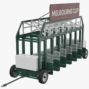 horse racing starting gates model