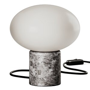 3D Robin Remi Lantern Marble Table Lamp