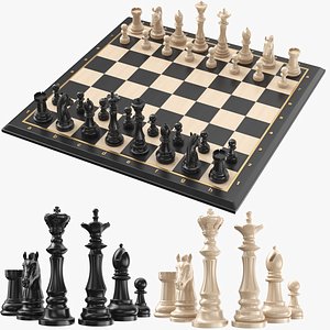 Detailed Full Chessboard