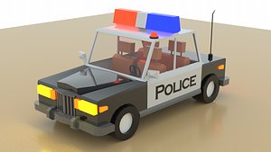 3D Police Car model