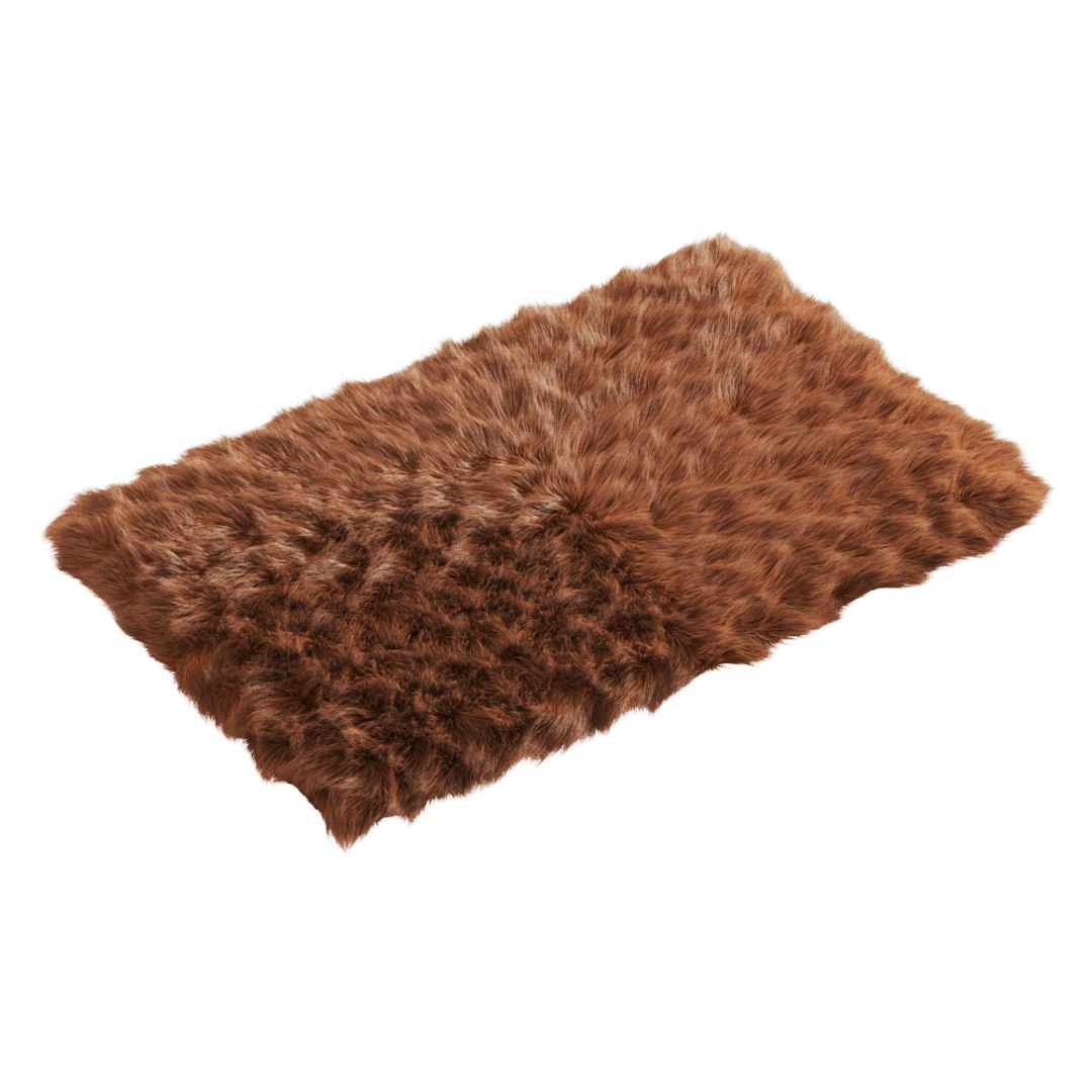3D Small Rectangular Fluffy Rug Model - TurboSquid 1663606