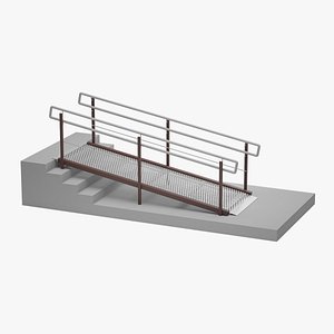 Metal ramp 3D model