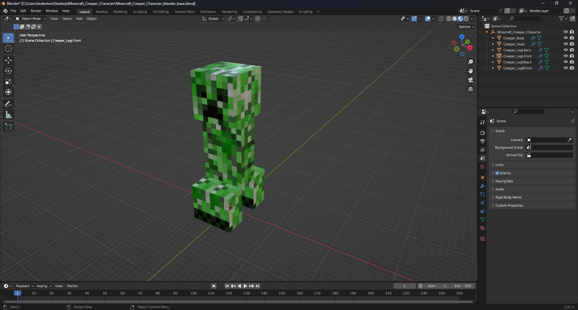 Minecraft Creeper Character model https://p.turbosquid.com/ts-thumb/8N/pyfLb1/Hc/minecraftcreepercharactervray3dmodel020/jpg/1728897049/1920x1080/fit_q87/9ebfdb31c39ee53a96b768cfa72cbbb35485749f/minecraftcreepercharactervray3dmodel020.jpg