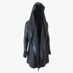 3D model black cloak