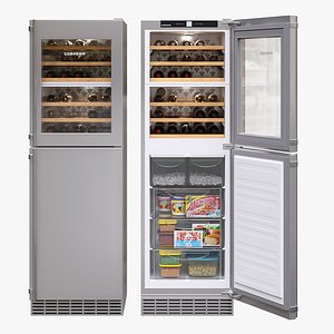 appliance fridge liebherr 3D
