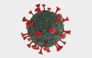 3D model Coronavirus