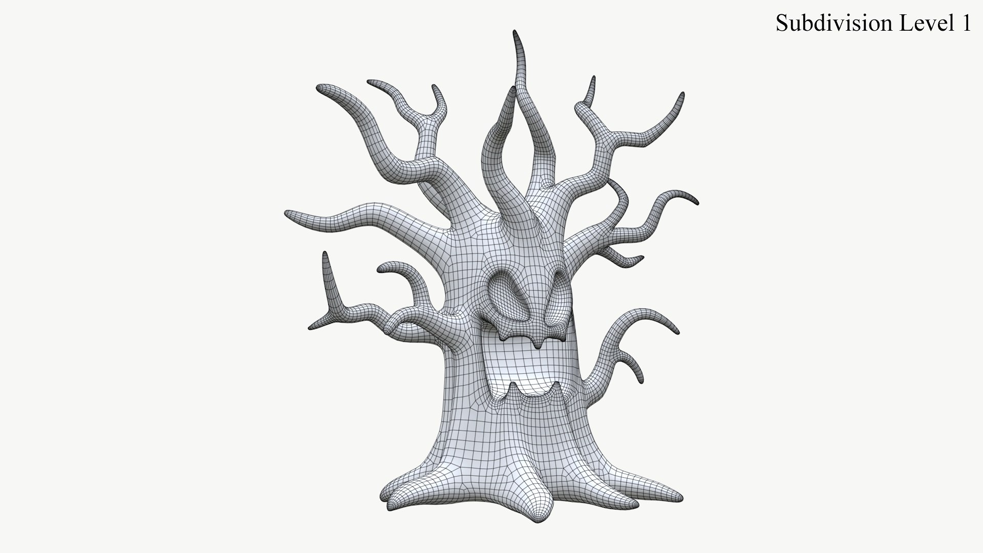 Cartoon Spooky Tree 1 3D model https://p.turbosquid.com/ts-thumb/8O/1jWH9m/TH/2_cartoonspookytree1_camera_1_sds1_wire/jpg/1791057779/1920x1080/fit_q87/dc4aadab7e4dedabf2e1631f2f4ed0ee94a68dff/2_cartoonspookytree1_camera_1_sds1_wire.jpg