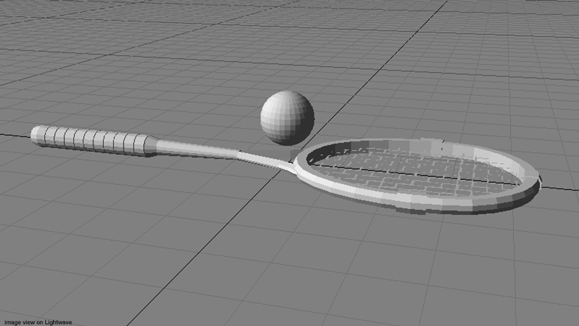 3d model squash sport equipment