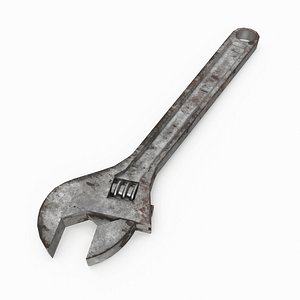 Rusty Adjustable Wrench