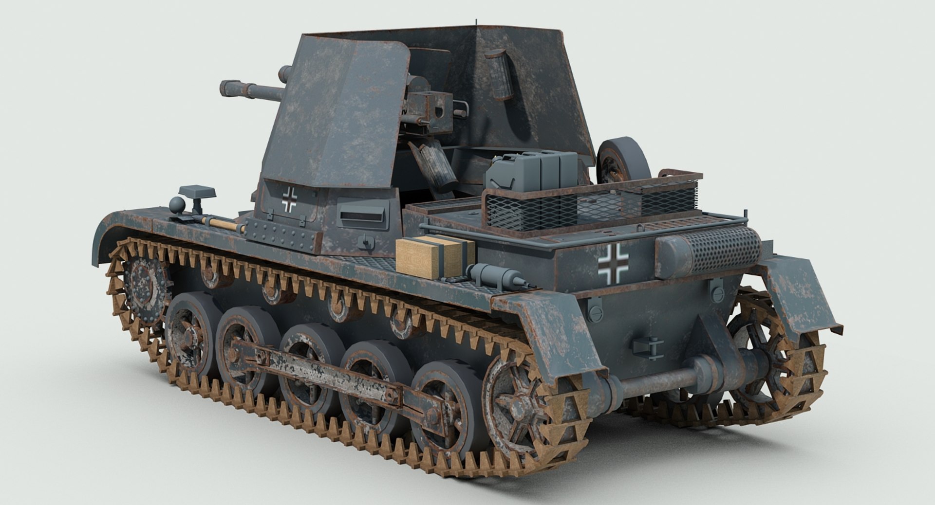 3ds Ww2 German Panzerjager 1 Tank