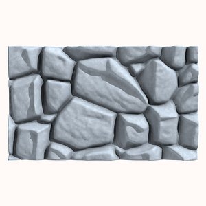 Stone Wall 191 3D model