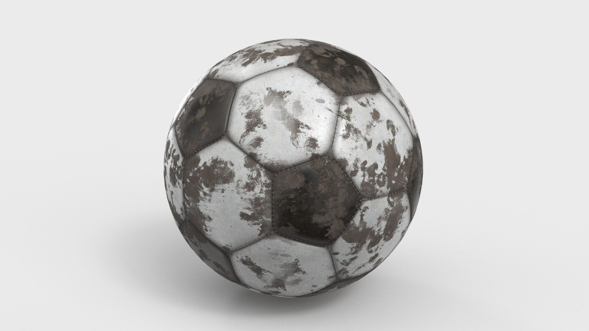 Soccer Ball Low Poly Worn Model - TurboSquid 2185137