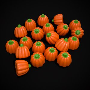 3D Pumpkin Candy