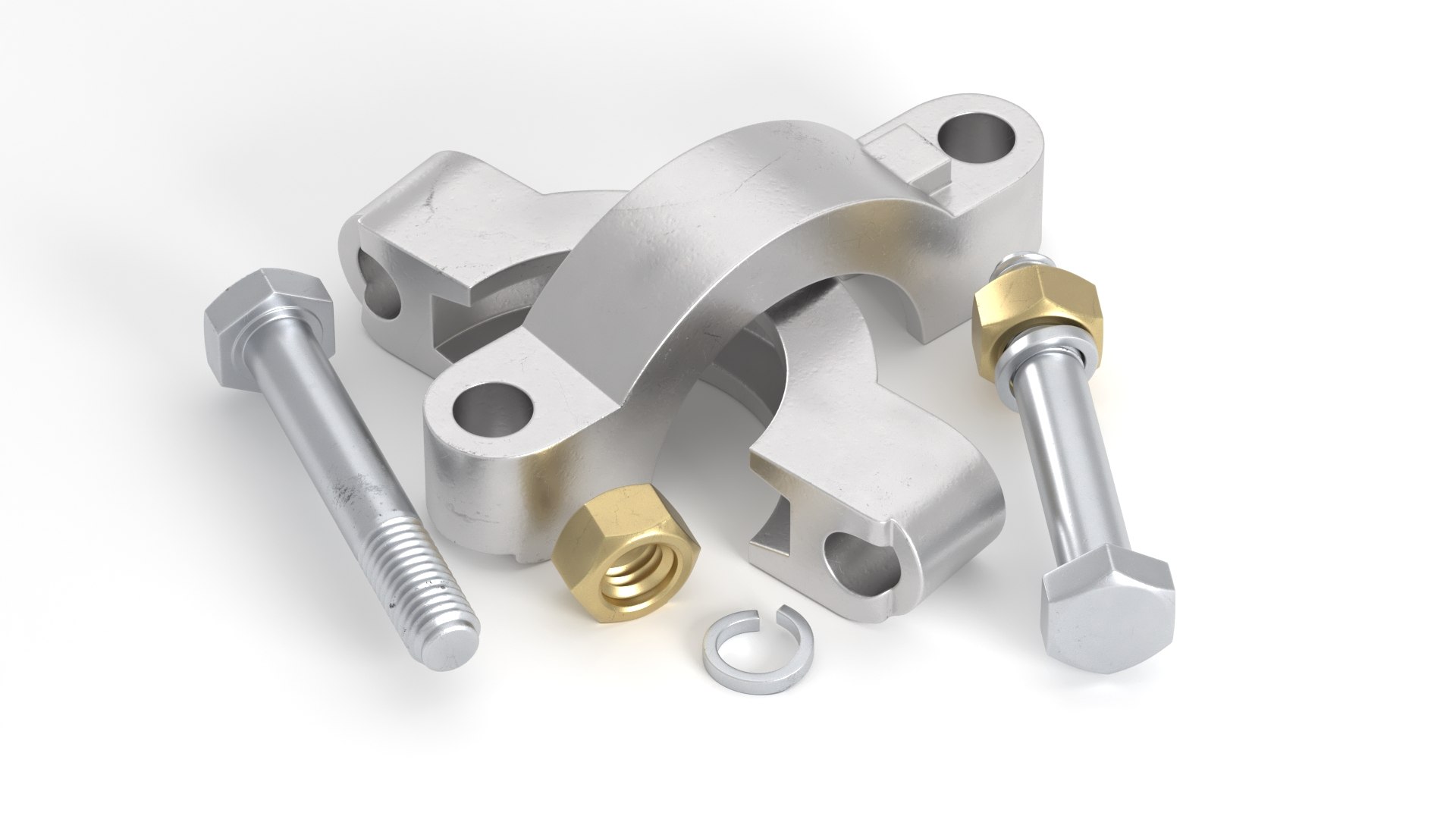 3D 11 Clamps For Various Applications: Plumbing, Automotive, Pipes ...