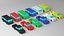 Cartoon Car Van Pick-up Truck