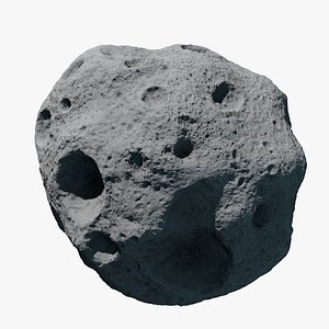 3d asteroid meteoroid rock