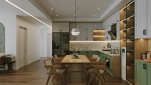 Apartment of Sneech 03 - MAX FBX OBJ SKP Simlab Collada 3D