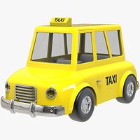 Taxicab Cartoon Car
