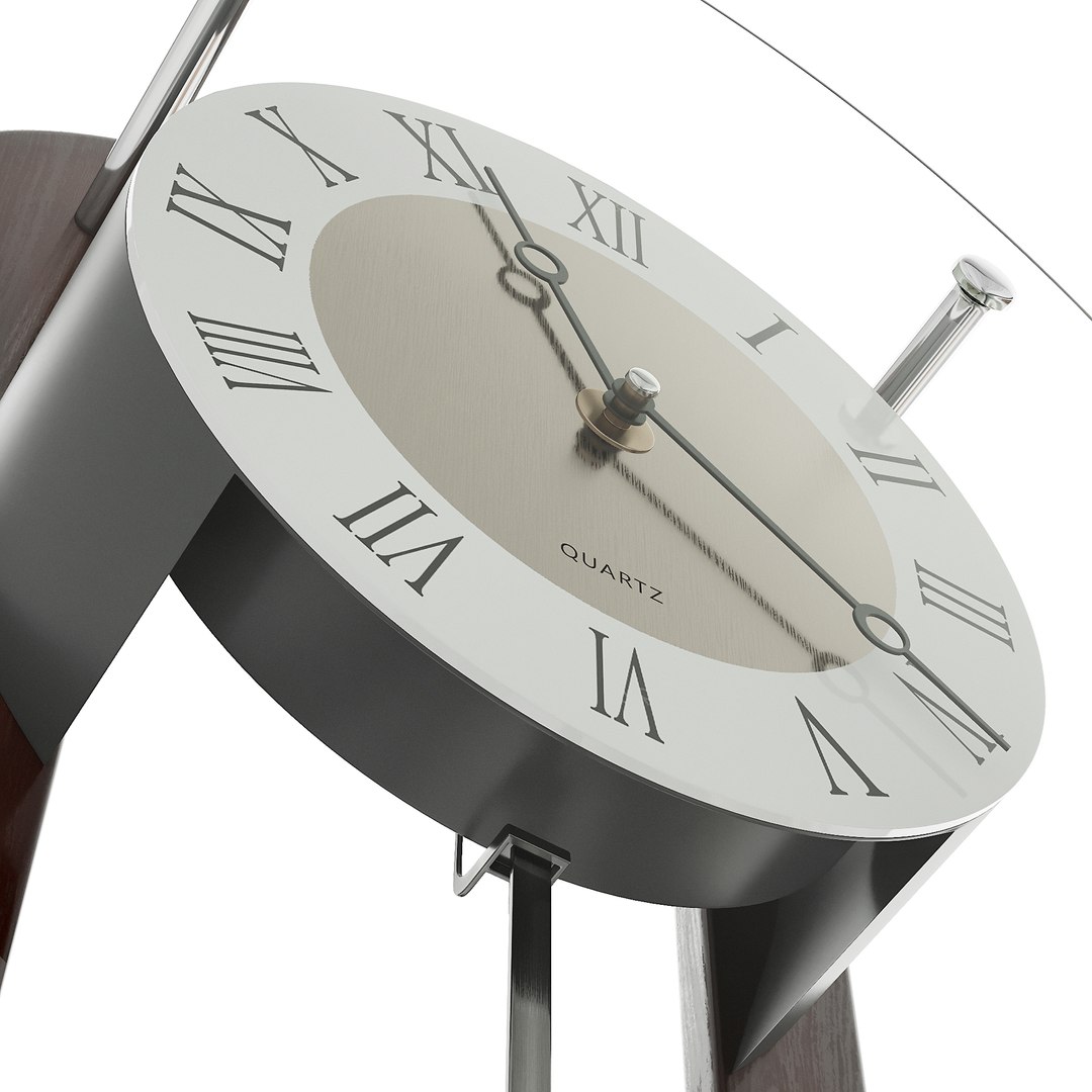 Classic wall clock with pendulum 3D model - TurboSquid 1939745