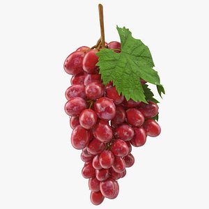 Bunch of Pink Grapes