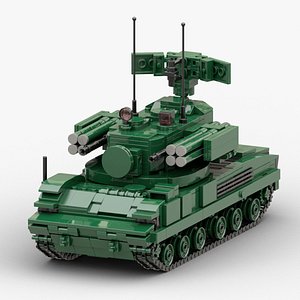 Lego 2k-22 Tunguska 3D model