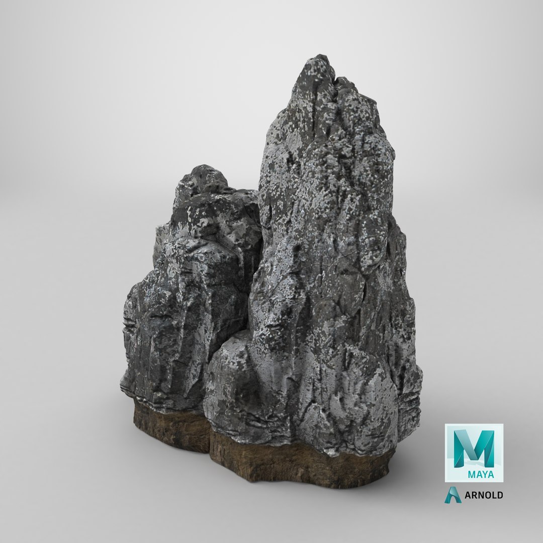 3D Model Granite Rock Island 04 - TurboSquid 2178285