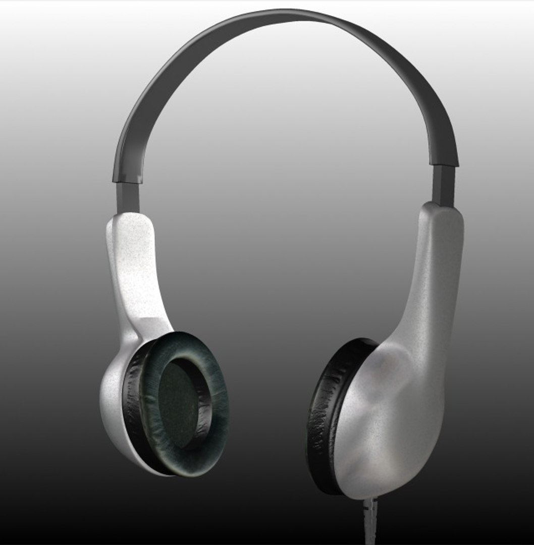 3ds Headphones Grey Metallicized