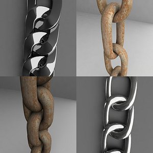 3d model chains