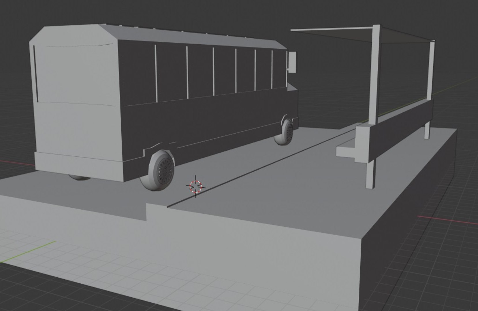 Free Bus Station 3D Model - TurboSquid 1563079