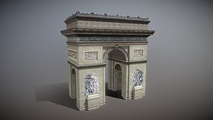 3D model Arc De Triomphe