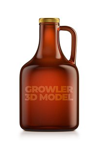 3D model growler beer