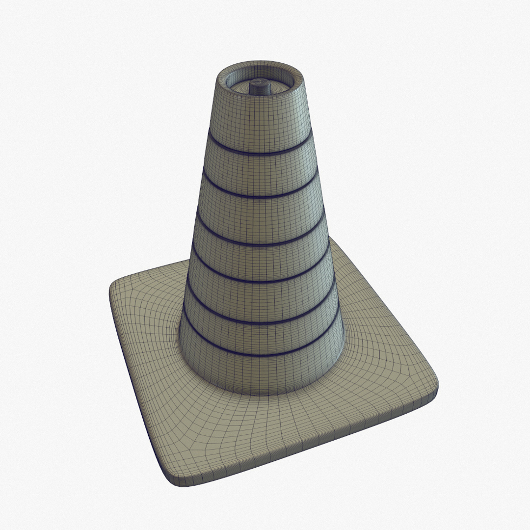 3ds Max Road Cone