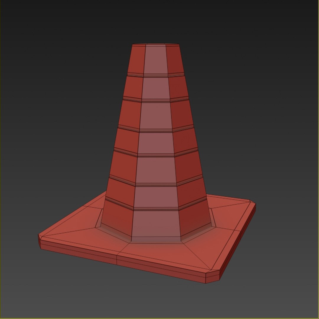 3ds Max Road Cone