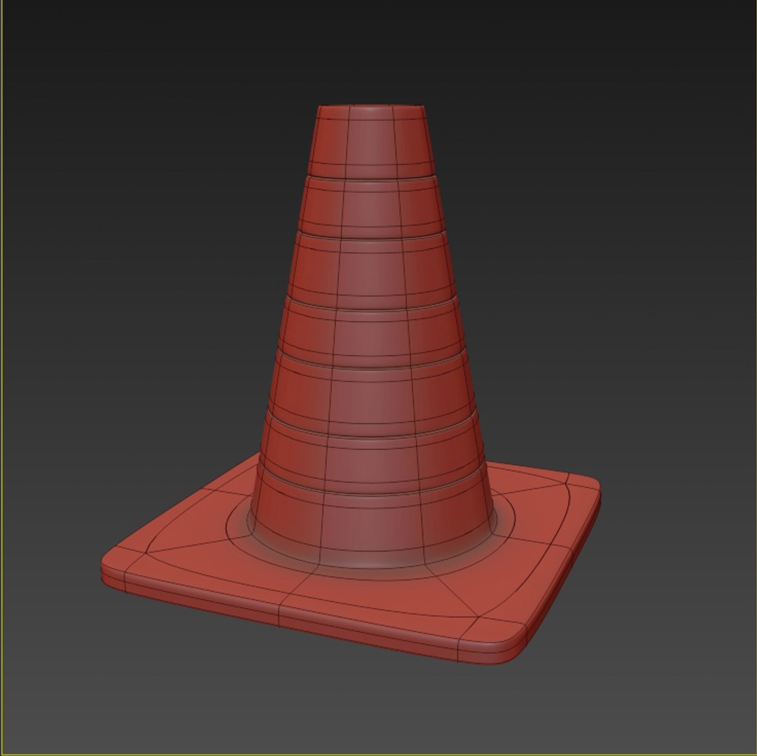 3ds Max Road Cone