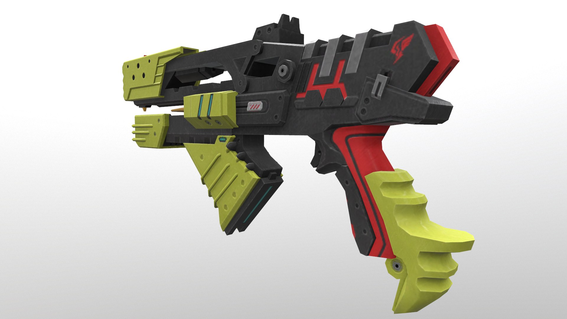 3D Beam Gun Level 2 - TurboSquid 2186416
