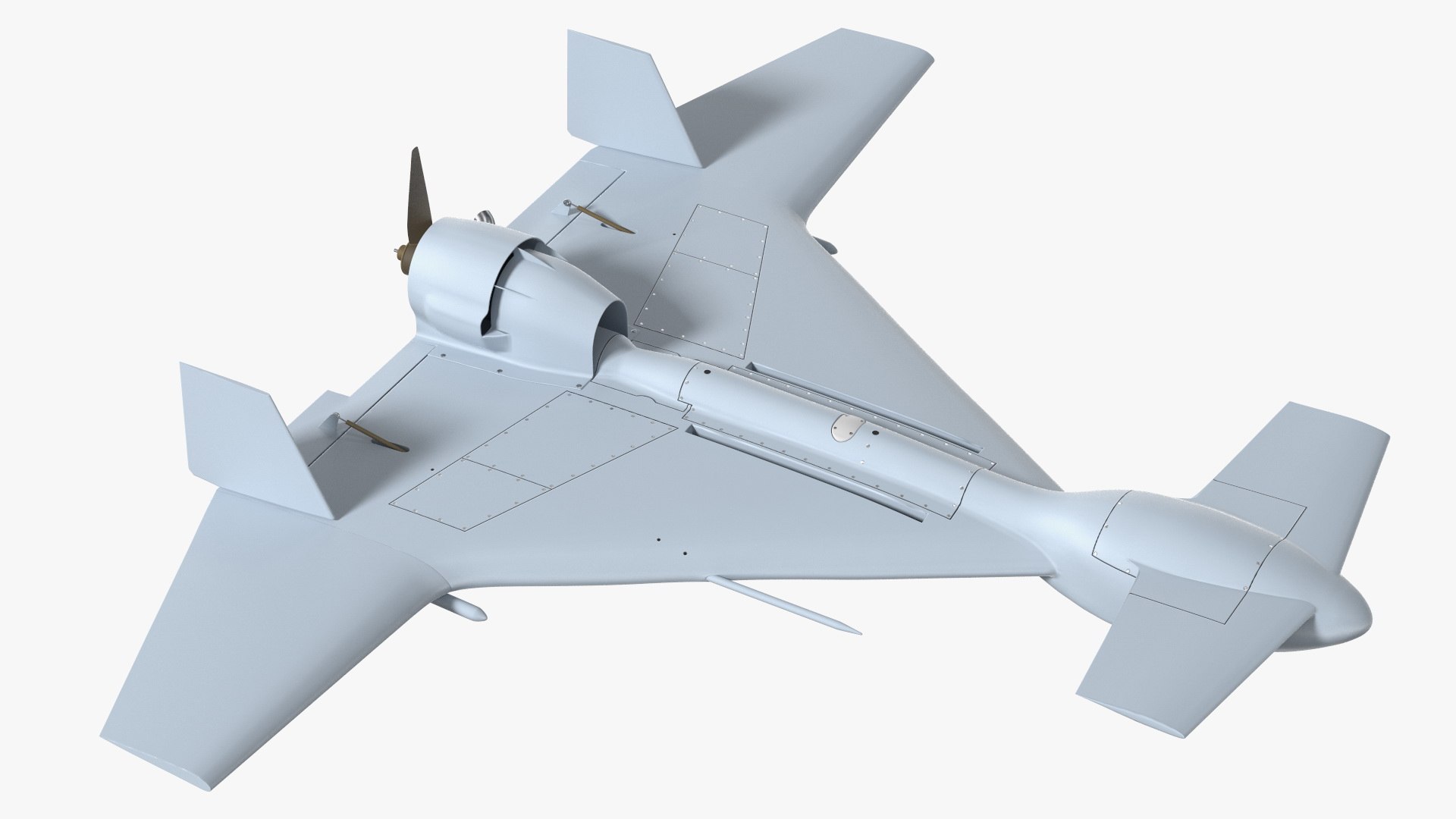 UAV 3D model preview