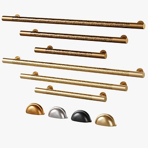 3D Morra and Highgate door handles model