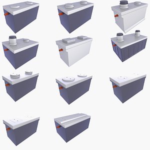 Concrete Precast Septic Tanks v9 3D model