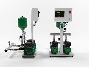 3D model water wilo comfort-vario cor2-mhie205