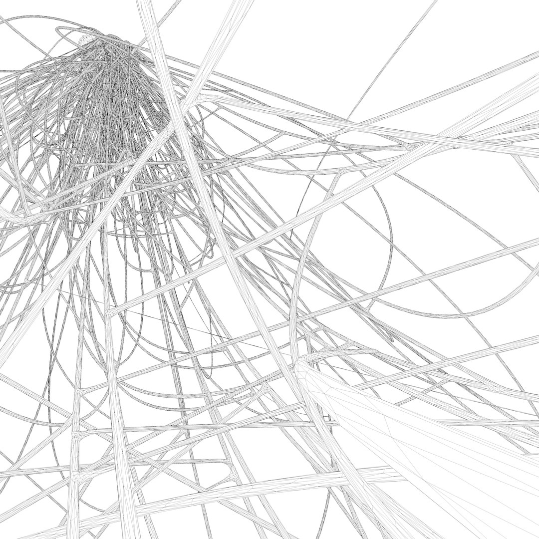 Cable Wire Web 3D Model - TurboSquid 2050210
