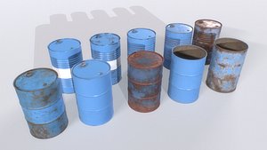 3D model Barrel PBR Pack 2