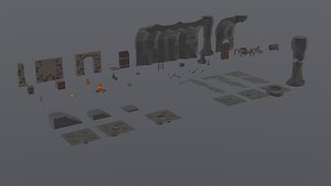 Lowpoly Dungeon Assets